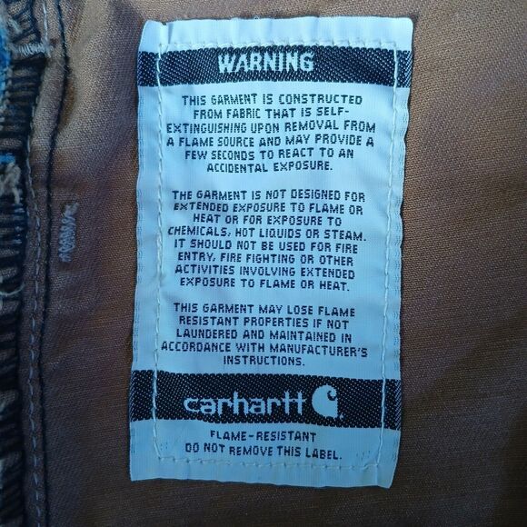 Carhartt FR NFPA 2112  Flame Resistant 101249 Women's Jeans Size 16x30 - Picture 11 of 13